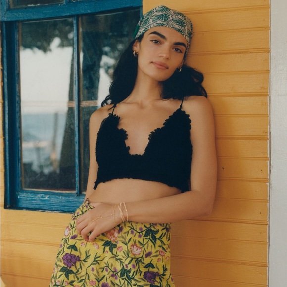 NWT Magali Pascal Lace Cropped Bralette - Size S - Picture 2 of 6